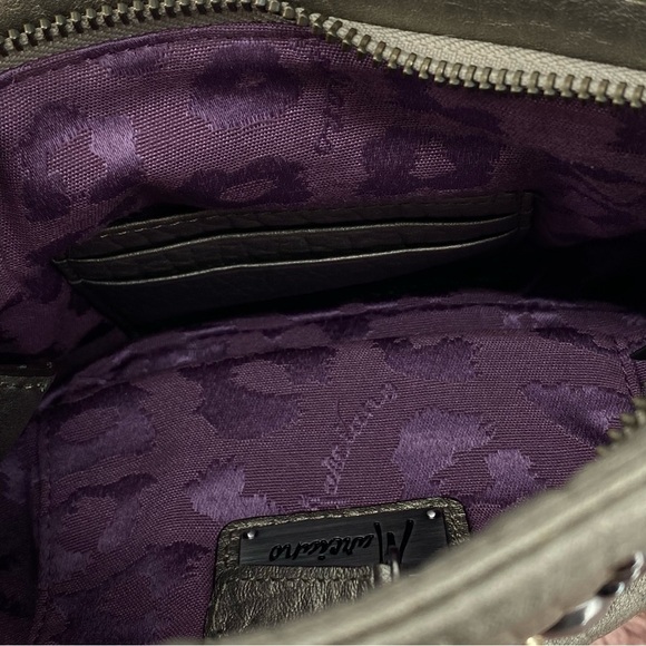 Marciano Bags Pewter Studded Clutch Wristlet - Picture 6 of 9